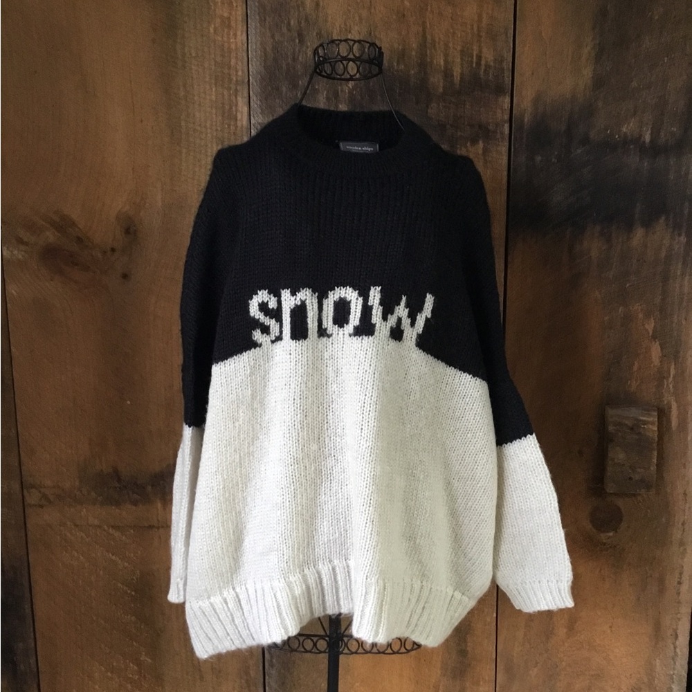 Wooden Ships Snow Sweater